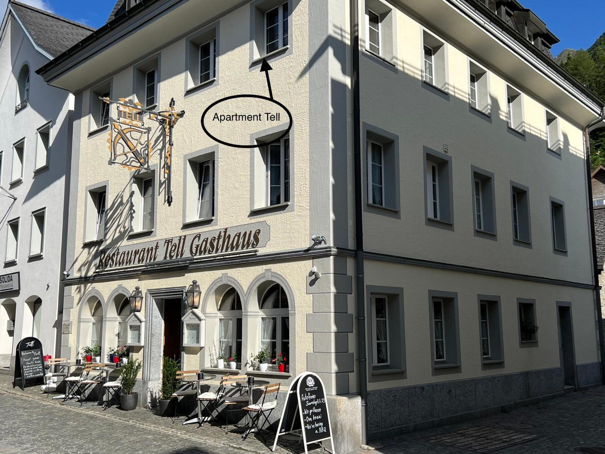Gasthaus Tell อันเดอร์แมท ภายนอก รูปภาพ